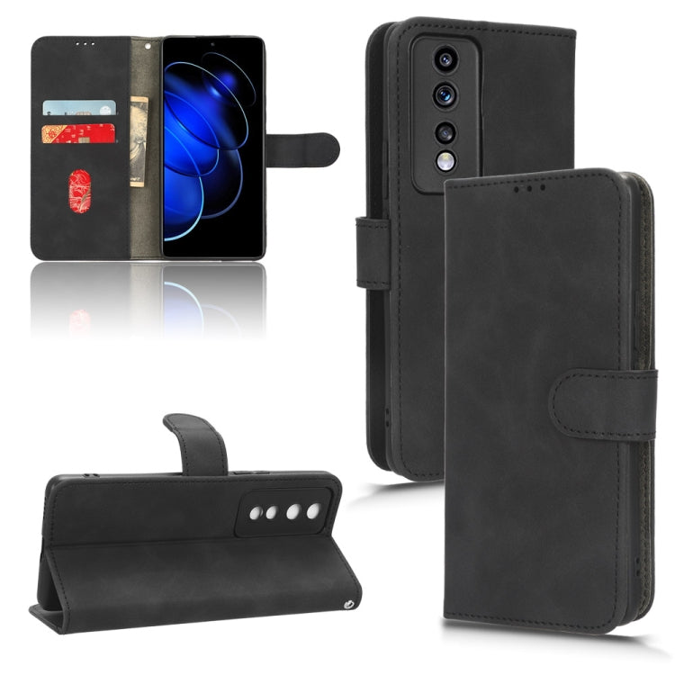 Custodia per telefono in pelle con vibrazione magnetica Skin Feel, For vivo Y02 4G, For Honor 80 GT, For Motorola Moto X40, For Xiaomi Redmi K60E 5G