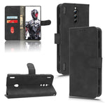 Custodia per telefono in pelle con vibrazione magnetica Skin Feel, For ZTE nubia Red Magic 8 Pro 5G