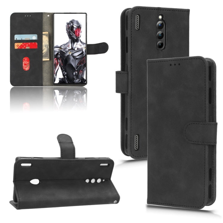 Custodia per telefono in pelle con vibrazione magnetica Skin Feel, For ZTE nubia Red Magic 8 Pro 5G