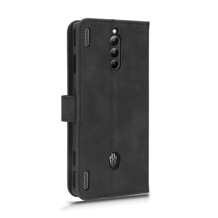 Custodia per telefono in pelle con vibrazione magnetica Skin Feel, For ZTE nubia Red Magic 8 Pro 5G