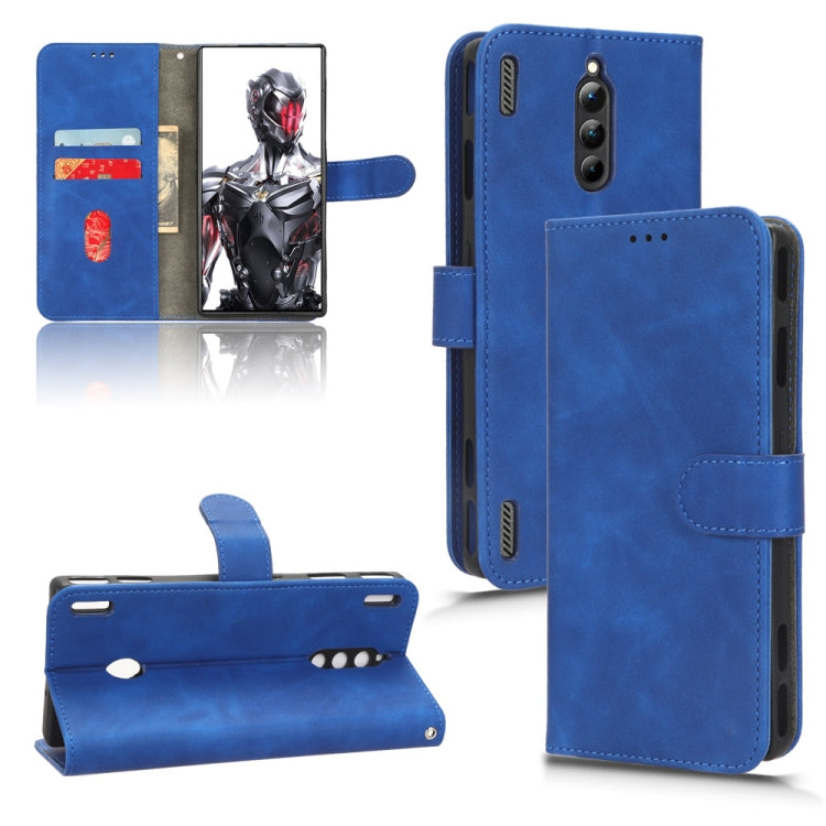 Custodia per telefono in pelle con vibrazione magnetica Skin Feel, For ZTE nubia Red Magic 8 Pro 5G
