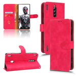 Custodia per telefono in pelle con vibrazione magnetica Skin Feel, For ZTE nubia Red Magic 8 Pro 5G