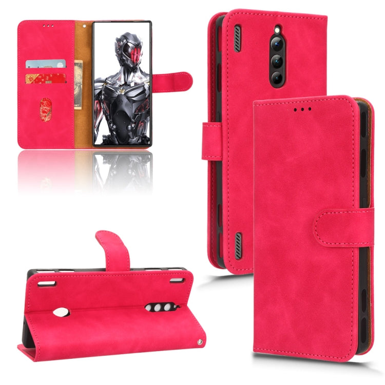 Custodia per telefono in pelle con vibrazione magnetica Skin Feel, For ZTE nubia Red Magic 8 Pro 5G