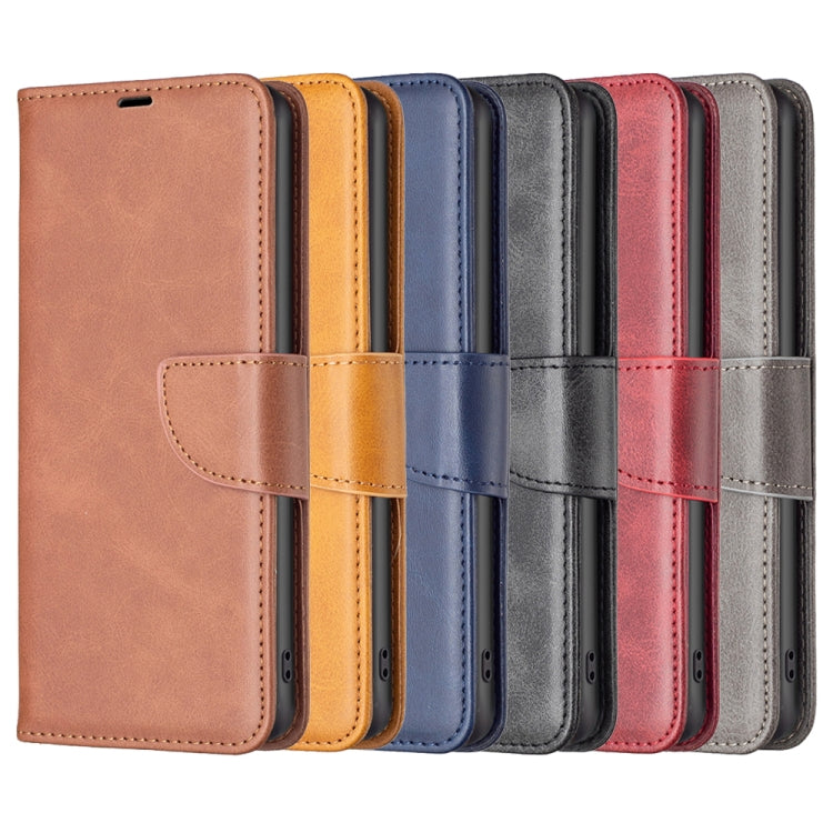 Custodia per telefono in pelle con trama in pelle di agnello, For Motorola Moto E13 4G, For Motorola Moto G 5G 2023, For Motorola Moto G73 5G, For Motorola Moto G13 4G/G23 4G/G53 5G