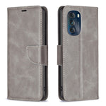 Custodia per telefono in pelle con trama in pelle di agnello, For Motorola Moto E13 4G, For Motorola Moto G 5G 2023, For Motorola Moto G73 5G, For Motorola Moto G13 4G/G23 4G/G53 5G