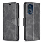 Custodia per telefono in pelle con trama in pelle di agnello, For Motorola Moto E13 4G, For Motorola Moto G 5G 2023, For Motorola Moto G73 5G, For Motorola Moto G13 4G/G23 4G/G53 5G