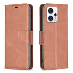 Custodia per telefono in pelle con trama in pelle di agnello, For Motorola Moto E13 4G, For Motorola Moto G 5G 2023, For Motorola Moto G73 5G, For Motorola Moto G13 4G/G23 4G/G53 5G