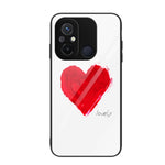 Custodia per telefono in vetro verniciato colorato, For Xiaomi Redmi 12C