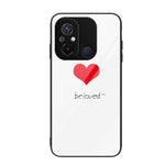 Custodia per telefono in vetro verniciato colorato, For Xiaomi Redmi 12C