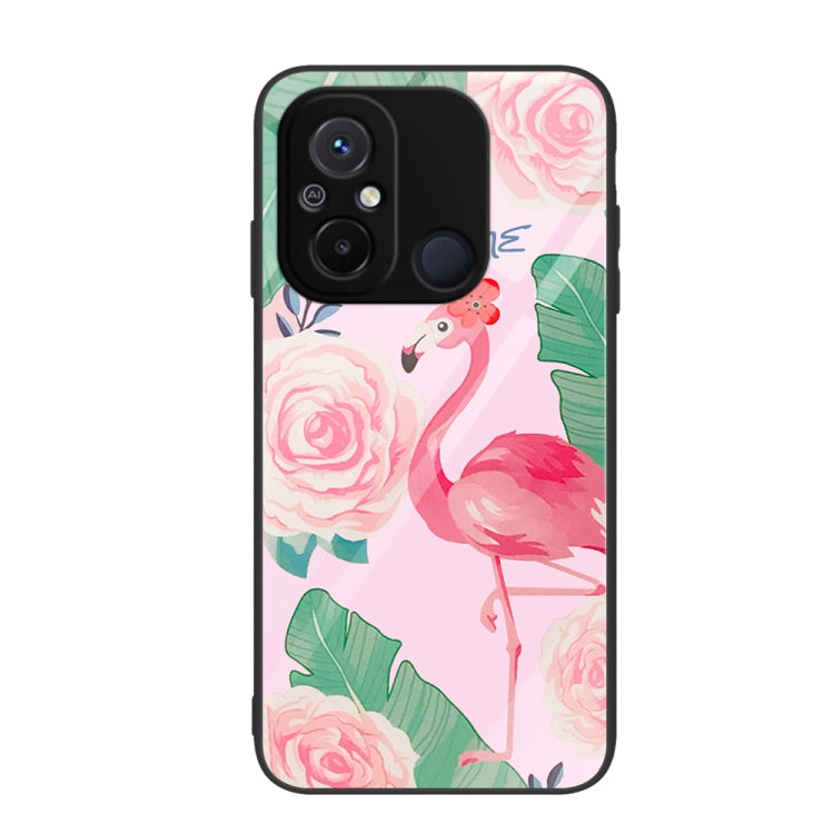 Custodia per telefono in vetro verniciato colorato, For Xiaomi Redmi 12C