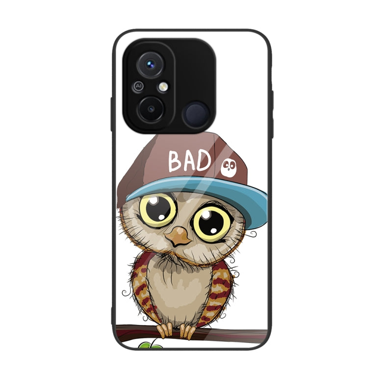 Custodia per telefono in vetro verniciato colorato, For Xiaomi Redmi 12C