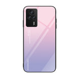 Custodia per telefono in vetro verniciato colorato, For Xiaomi Redmi K60E