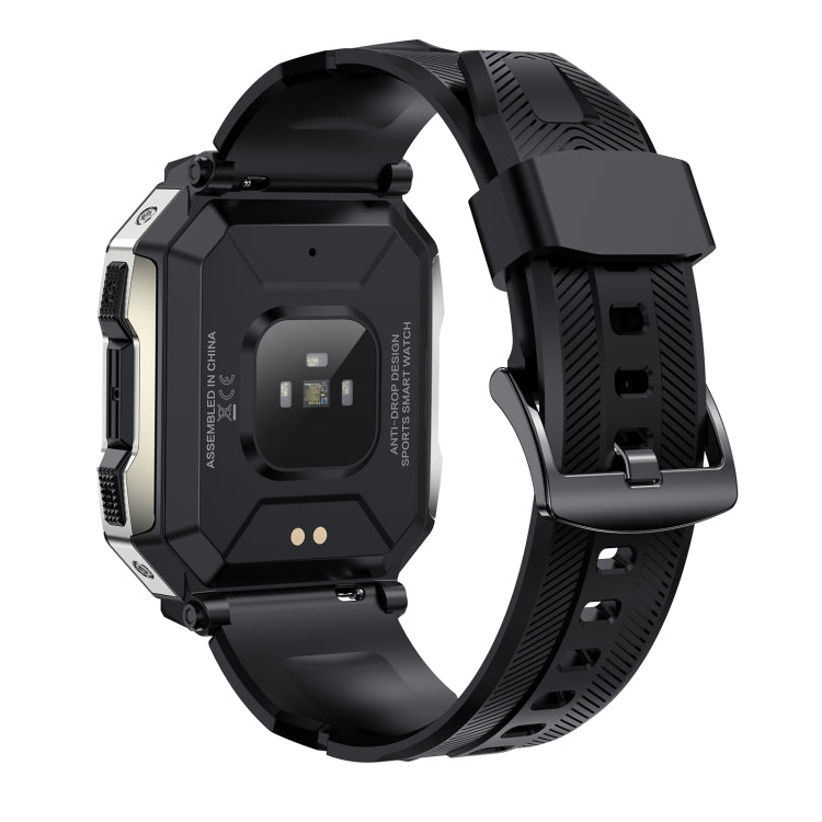 PG333 Orologio sportivo intelligente impermeabile da 1,91 pollici Supporto monitoraggio della frequenza cardiaca / monitoraggio della pressione sanguigna