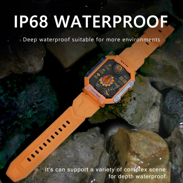 PG333 Orologio sportivo intelligente impermeabile da 1,91 pollici Supporto monitoraggio della frequenza cardiaca / monitoraggio della pressione sanguigna