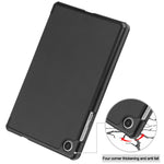 Custodia per tablet in pelle con supporto a 3 pieghe Custer Pure Color, For Lenovo Tab M8 4th Gen / TB-300FU, For Huawei Matepad SE 10.4