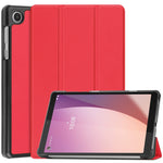 Custodia per tablet in pelle con supporto a 3 pieghe Custer Pure Color, For Lenovo Tab M8 4th Gen / TB-300FU, For Huawei Matepad SE 10.4