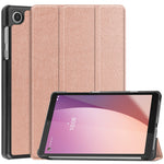 Custodia per tablet in pelle con supporto a 3 pieghe Custer Pure Color, For Lenovo Tab M8 4th Gen / TB-300FU, For Huawei Matepad SE 10.4