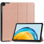 Custodia per tablet in pelle con supporto a 3 pieghe Custer Pure Color, For Lenovo Tab M8 4th Gen / TB-300FU, For Huawei Matepad SE 10.4