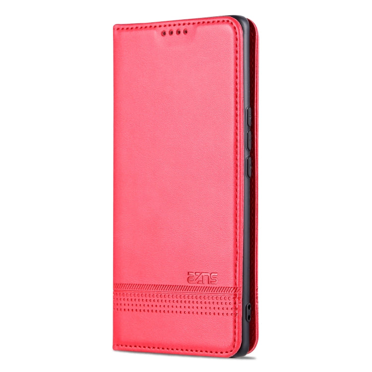 AZNS Custodia per telefono in pelle a conchiglia con struttura in vitello magnetico, For Honor 80 SE, For Samsung Galaxy A04e, For Xiaomi 13
