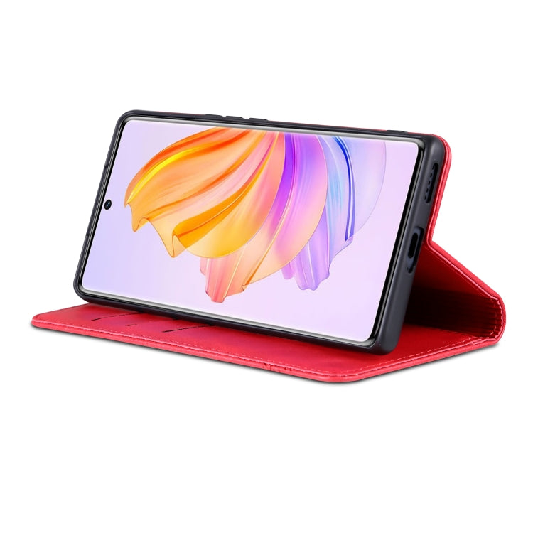 AZNS Custodia per telefono in pelle a conchiglia con struttura in vitello magnetico, For Honor 80 SE, For Samsung Galaxy A04e, For Xiaomi 13