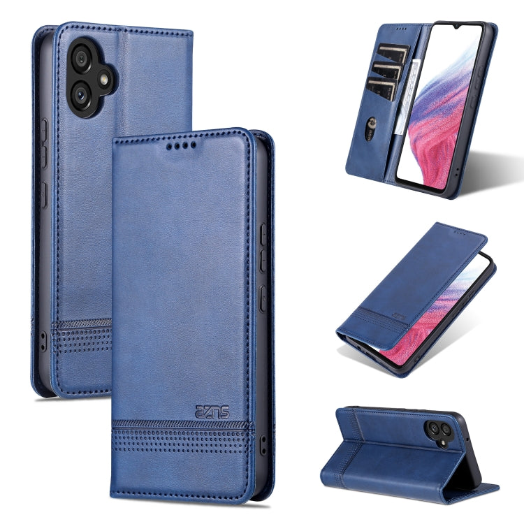 AZNS Custodia per telefono in pelle a conchiglia con struttura in vitello magnetico, For Honor 80 SE, For Samsung Galaxy A04e, For Xiaomi 13