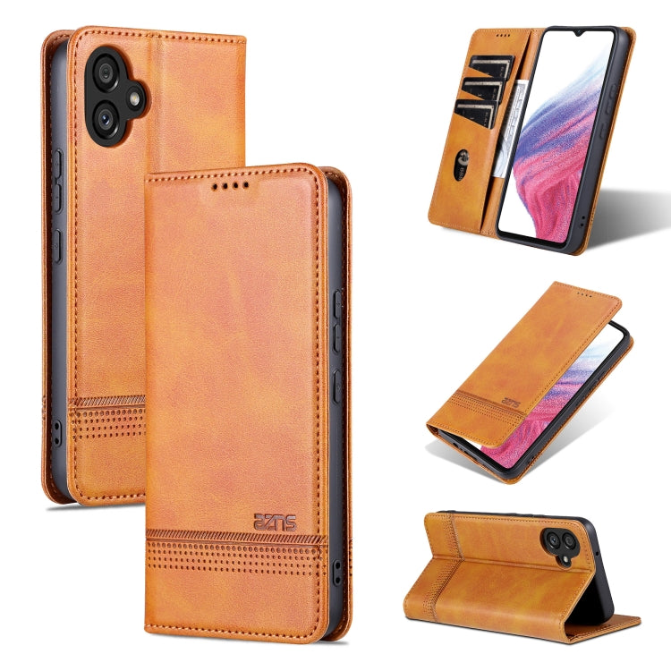 AZNS Custodia per telefono in pelle a conchiglia con struttura in vitello magnetico, For Honor 80 SE, For Samsung Galaxy A04e, For Xiaomi 13
