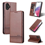 AZNS Custodia per telefono in pelle a conchiglia con struttura in vitello magnetico, For Honor 80 SE, For Samsung Galaxy A04e, For Xiaomi 13