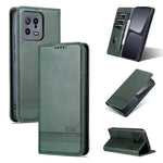 AZNS Custodia per telefono in pelle a conchiglia con struttura in vitello magnetico, For Honor 80 SE, For Samsung Galaxy A04e, For Xiaomi 13