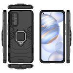 Custodia protettiva antiurto per PC + TPU con supporto per anello magnetico, For Huawei Honor 30, For Huawei Honor 30 Pro, For Galaxy A31, For OPPO Find X2 Pro, For OPPO Reno 3 Pro