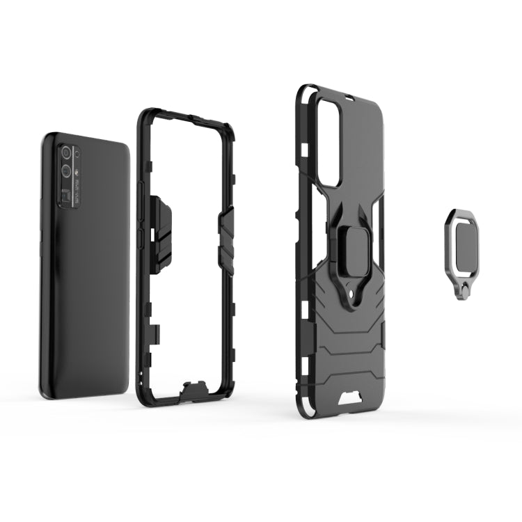 Custodia protettiva antiurto per PC + TPU con supporto per anello magnetico, For Huawei Honor 30, For Huawei Honor 30 Pro, For Galaxy A31, For OPPO Find X2 Pro, For OPPO Reno 3 Pro