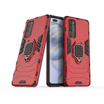 Custodia protettiva antiurto per PC + TPU con supporto per anello magnetico, For Huawei Honor 30, For Huawei Honor 30 Pro, For Galaxy A31, For OPPO Find X2 Pro, For OPPO Reno 3 Pro