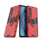 Custodia protettiva antiurto per PC + TPU con supporto per anello magnetico, For Huawei Honor 30, For Huawei Honor 30 Pro, For Galaxy A31, For OPPO Find X2 Pro, For OPPO Reno 3 Pro