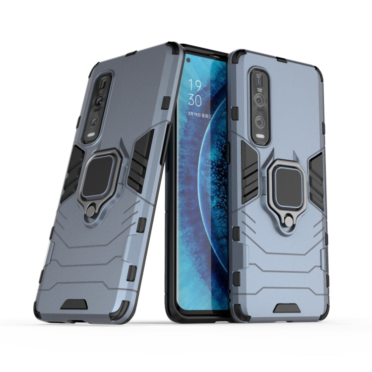 Custodia protettiva antiurto per PC + TPU con supporto per anello magnetico, For Huawei Honor 30, For Huawei Honor 30 Pro, For Galaxy A31, For OPPO Find X2 Pro, For OPPO Reno 3 Pro