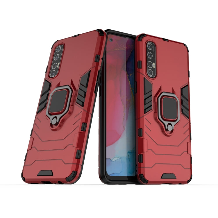 Custodia protettiva antiurto per PC + TPU con supporto per anello magnetico, For Huawei Honor 30, For Huawei Honor 30 Pro, For Galaxy A31, For OPPO Find X2 Pro, For OPPO Reno 3 Pro