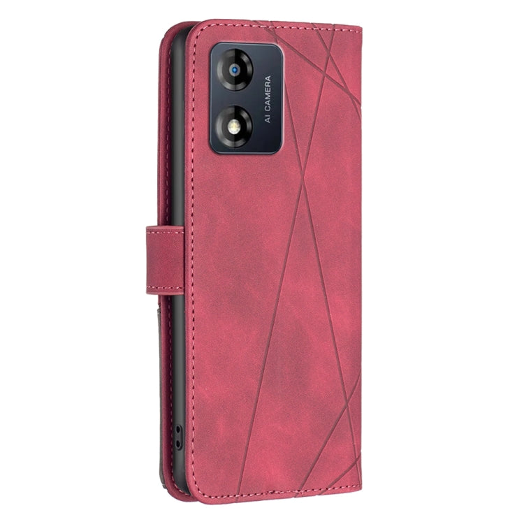 Custodia per telefono in pelle con struttura a rombo con fibbia magnetica, For Motorola Moto E13 4G, For Motorola Moto G 5G 2023, For Motorola Moto G73 5G, For Motorola Moto G13 4G/G23 4G/G53 5G