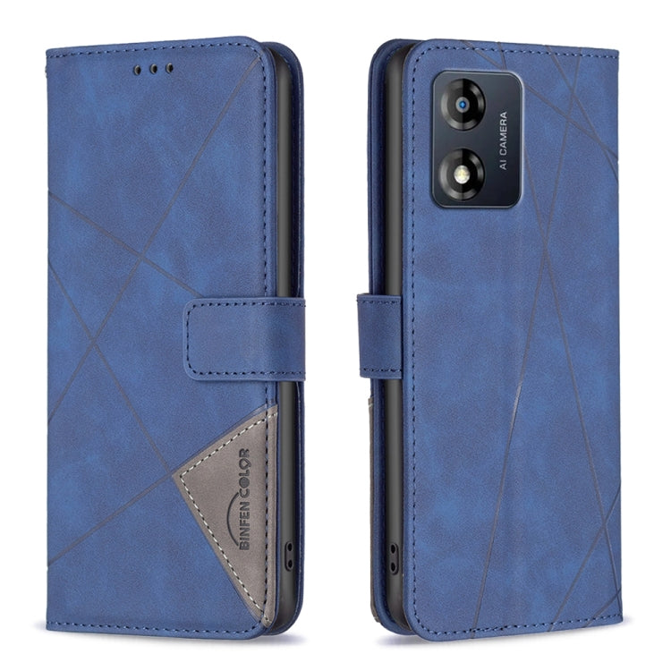 Custodia per telefono in pelle con struttura a rombo con fibbia magnetica, For Motorola Moto E13 4G, For Motorola Moto G 5G 2023, For Motorola Moto G73 5G, For Motorola Moto G13 4G/G23 4G/G53 5G