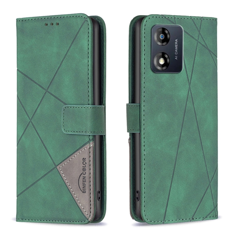 Custodia per telefono in pelle con struttura a rombo con fibbia magnetica, For Motorola Moto E13 4G, For Motorola Moto G 5G 2023, For Motorola Moto G73 5G, For Motorola Moto G13 4G/G23 4G/G53 5G