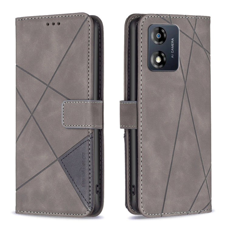 Custodia per telefono in pelle con struttura a rombo con fibbia magnetica, For Motorola Moto E13 4G, For Motorola Moto G 5G 2023, For Motorola Moto G73 5G, For Motorola Moto G13 4G/G23 4G/G53 5G