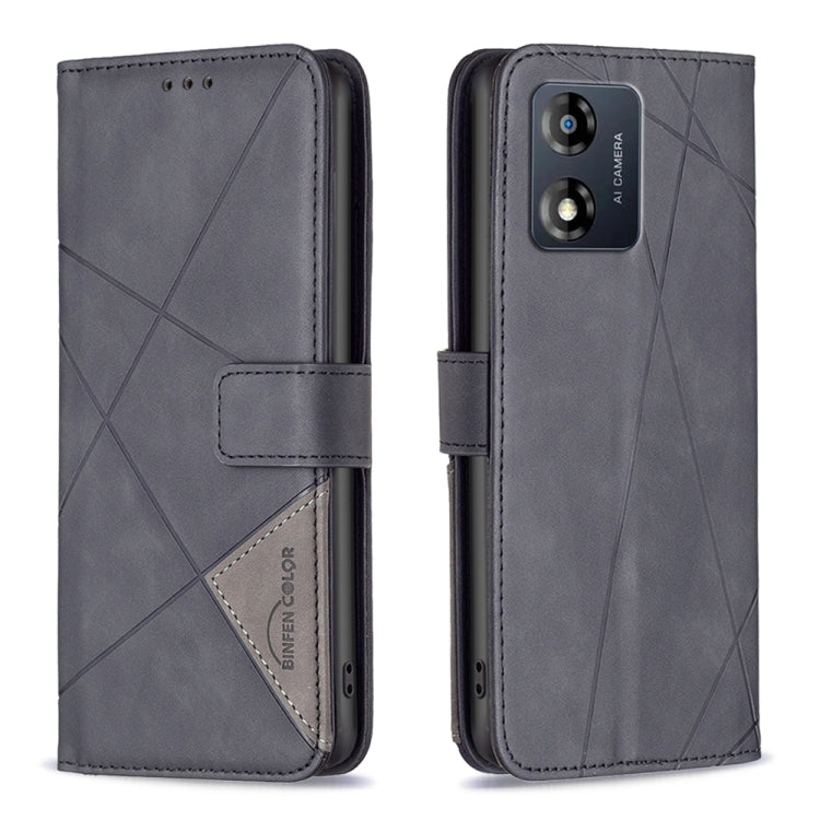Custodia per telefono in pelle con struttura a rombo con fibbia magnetica, For Motorola Moto E13 4G, For Motorola Moto G 5G 2023, For Motorola Moto G73 5G, For Motorola Moto G13 4G/G23 4G/G53 5G