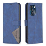Custodia per telefono in pelle con struttura a rombo con fibbia magnetica, For Motorola Moto E13 4G, For Motorola Moto G 5G 2023, For Motorola Moto G73 5G, For Motorola Moto G13 4G/G23 4G/G53 5G