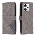 Custodia per telefono in pelle con struttura a rombo con fibbia magnetica, For Motorola Moto E13 4G, For Motorola Moto G 5G 2023, For Motorola Moto G73 5G, For Motorola Moto G13 4G/G23 4G/G53 5G