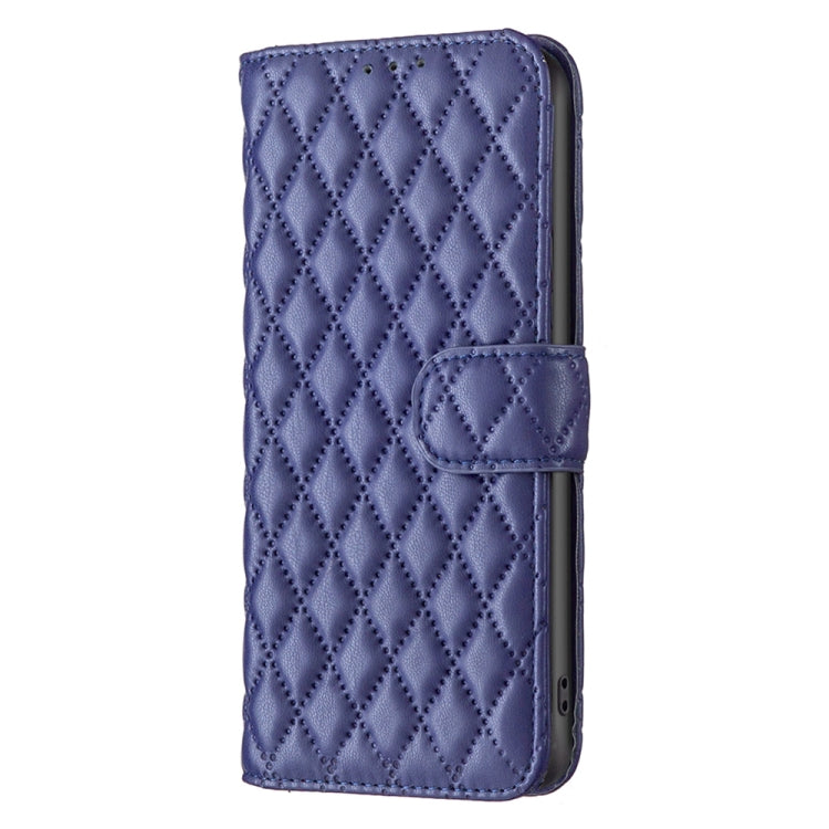 Custodia per telefono a conchiglia in pelle con portafoglio Diamond Lattice, For Nokia C21