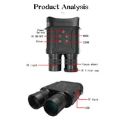 Visione notturna digitale binoculare HD a infrarossi da caccia all'aperto NV2000, NV2000