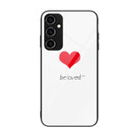 Custodia per telefono in vetro verniciato colorato, For Samsung Galaxy A54 5G