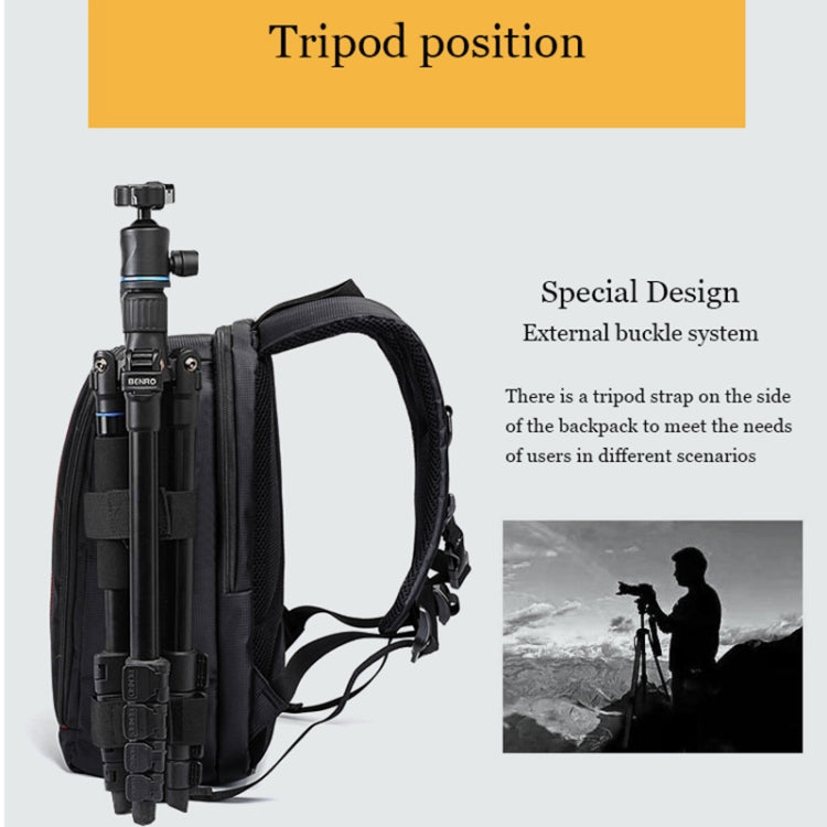Zaino per fotocamera da esterno Borsa a spalla per fotocamera impermeabile per fotografia, 45x32x18cm, 33.5x25.5x15.5cm
