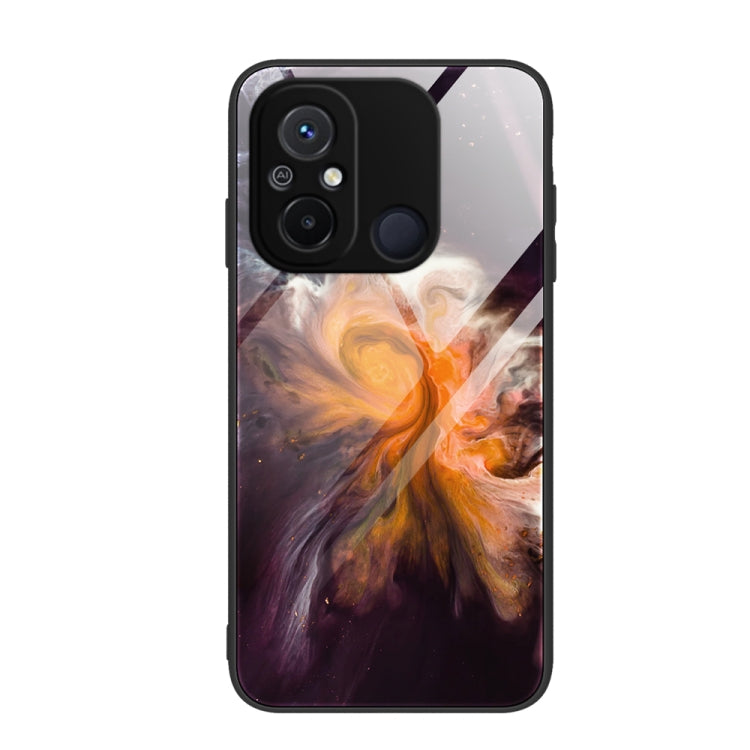 Custodia per telefono in vetro con motivo in marmo, For Xiaomi Redmi 12C, For Xiaomi Redmi K60/K60 Pro, For Xiaomi Redmi K60E