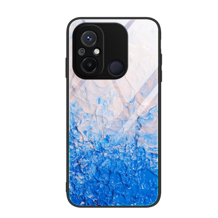 Custodia per telefono in vetro con motivo in marmo, For Xiaomi Redmi 12C, For Xiaomi Redmi K60/K60 Pro, For Xiaomi Redmi K60E