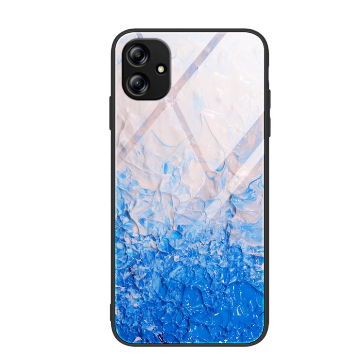 Custodia per telefono in vetro con motivo in marmo, For Samsung Galaxy A04e, For Samsung Galaxy A14 5G, For Samsung Galaxy A34 5G