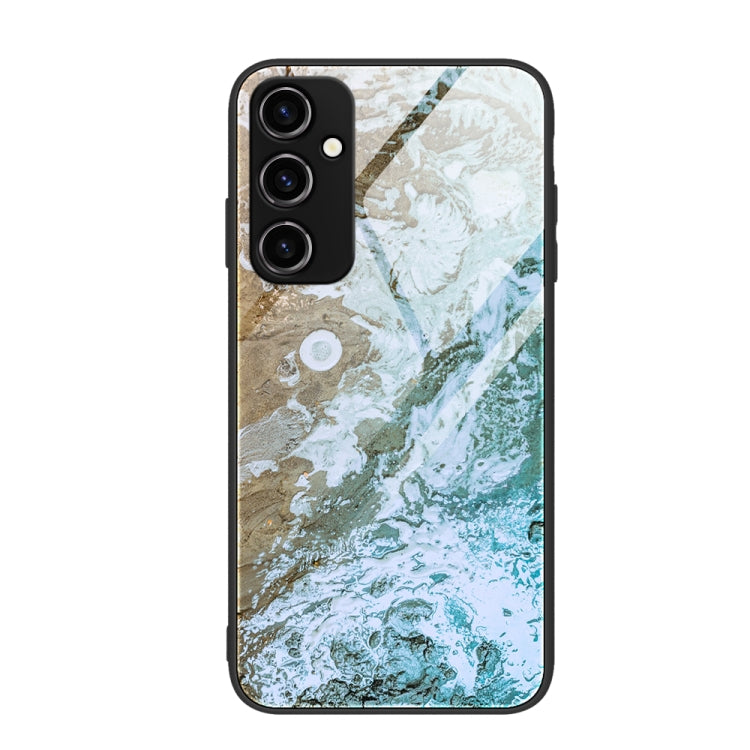 Custodia per telefono in vetro con motivo in marmo, For Samsung Galaxy A04e, For Samsung Galaxy A14 5G, For Samsung Galaxy A34 5G