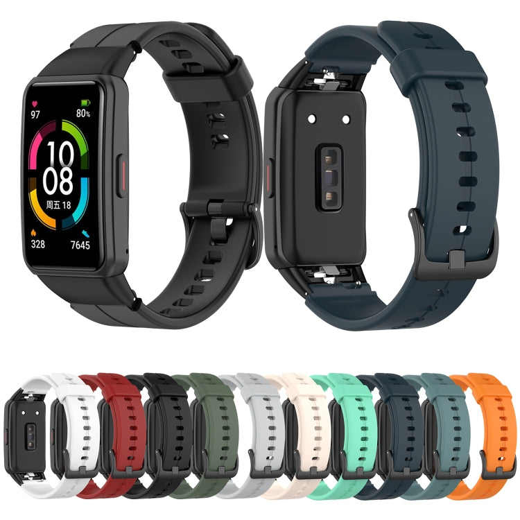 Cinturino in silicone tinta unita, For Honor Band 7